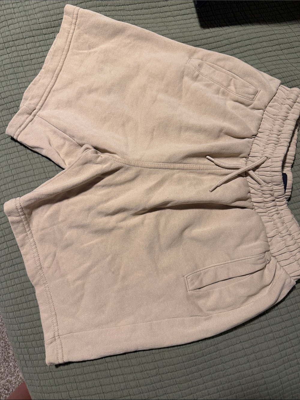 H&M Beige Men's Drawstring Lounge Shorts